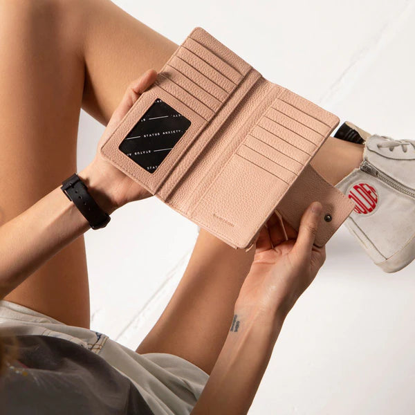 Status Anxiety Ruins Wallet - Dusty Pink