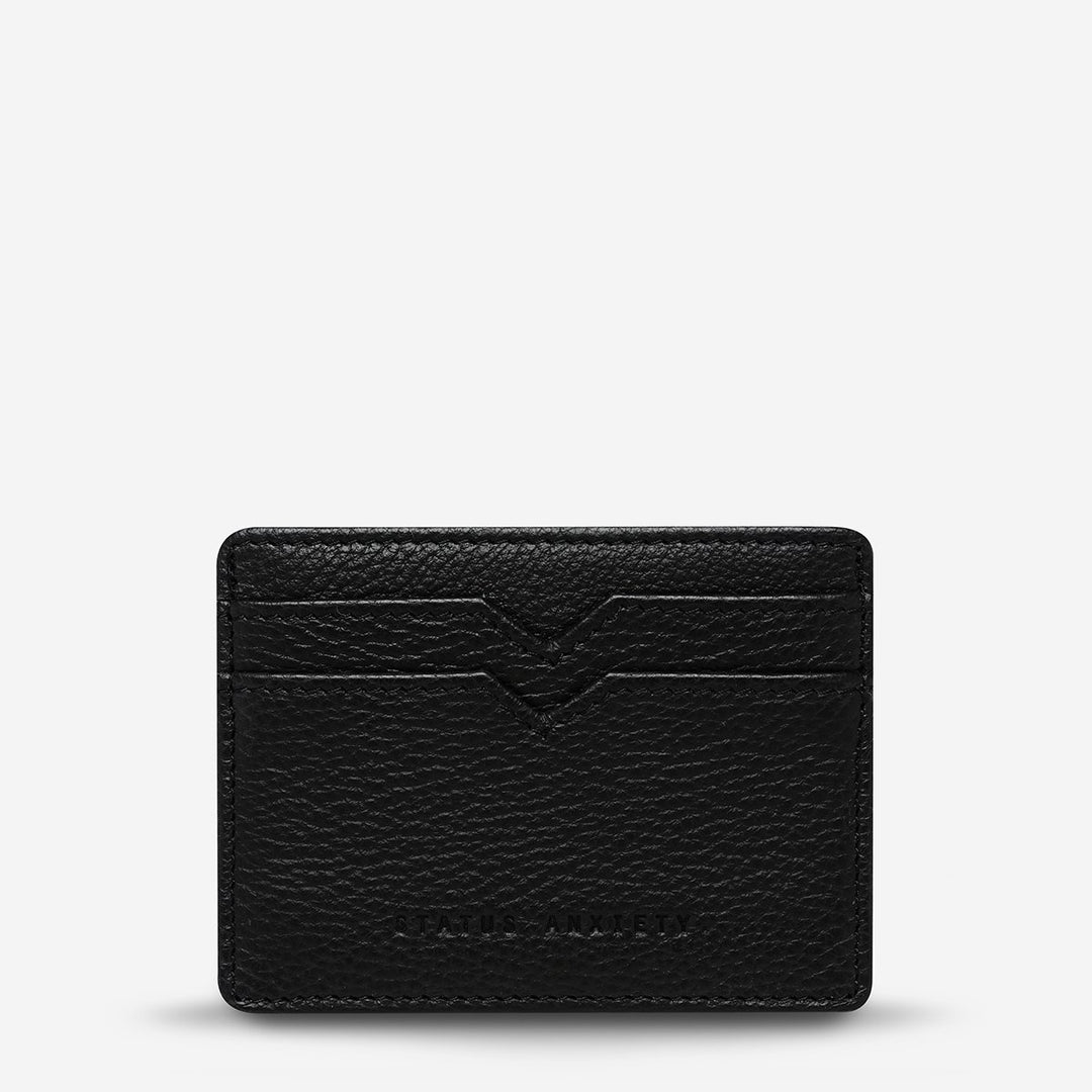 Status Anxiety Together For Now Card Holder - Black
