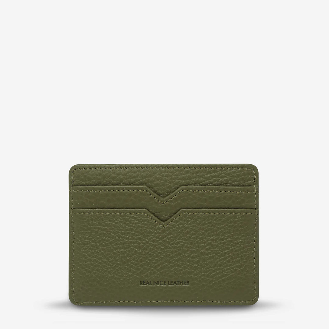 Status Anxiety Together For Now Card Holder - Khaki
