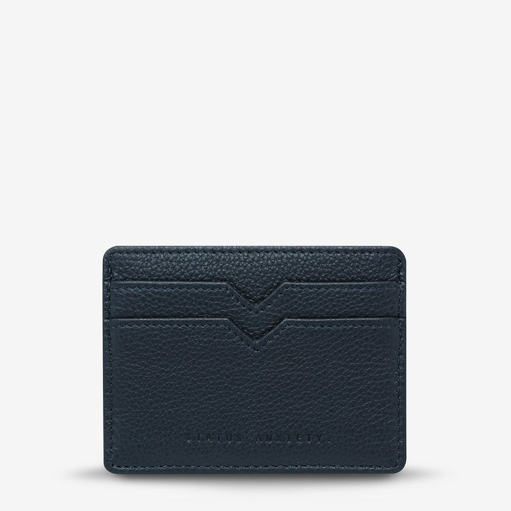 Status Anxiety Together For Now Card Holder - Navy