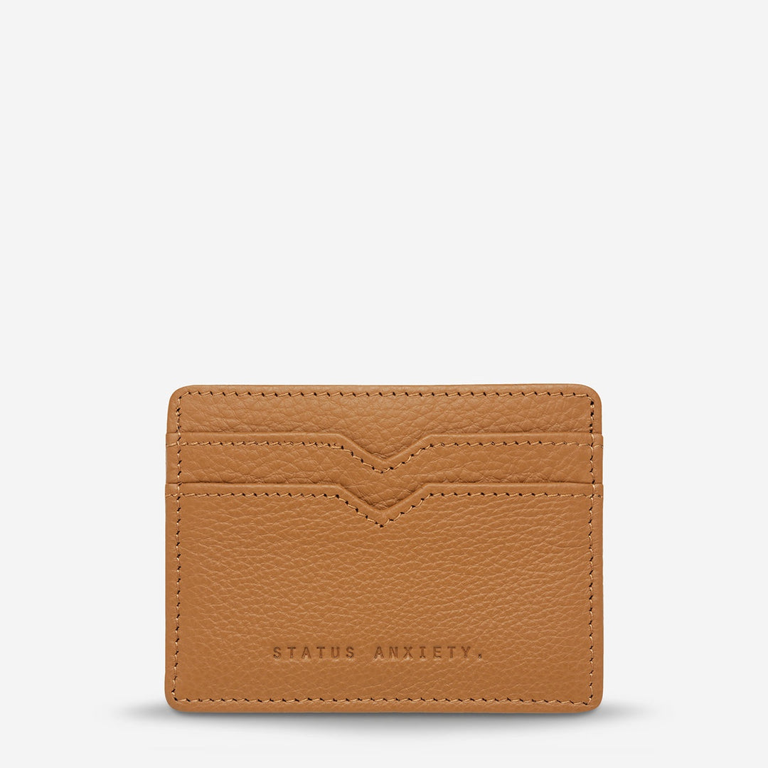 Status Anxiety Together For Now Card Holder - Tan