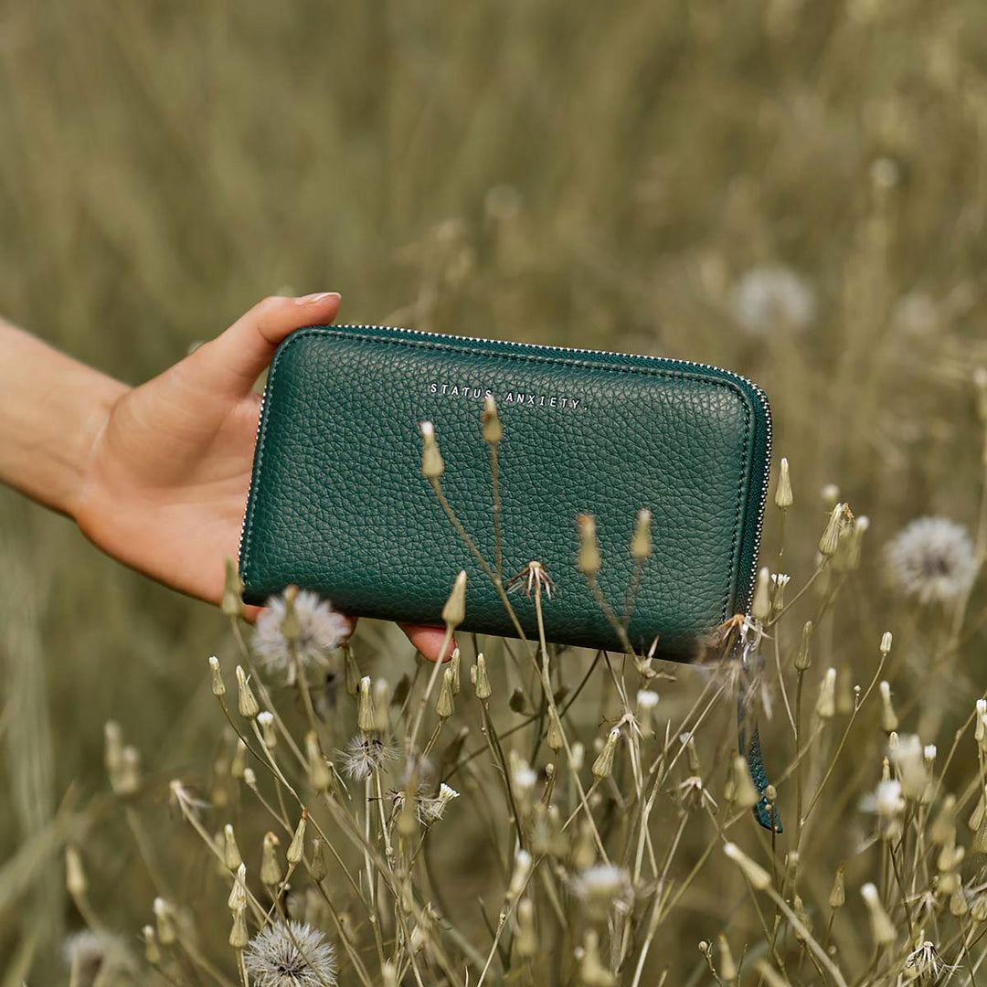 Status Anxiety Yet To Come Wallet- Teal