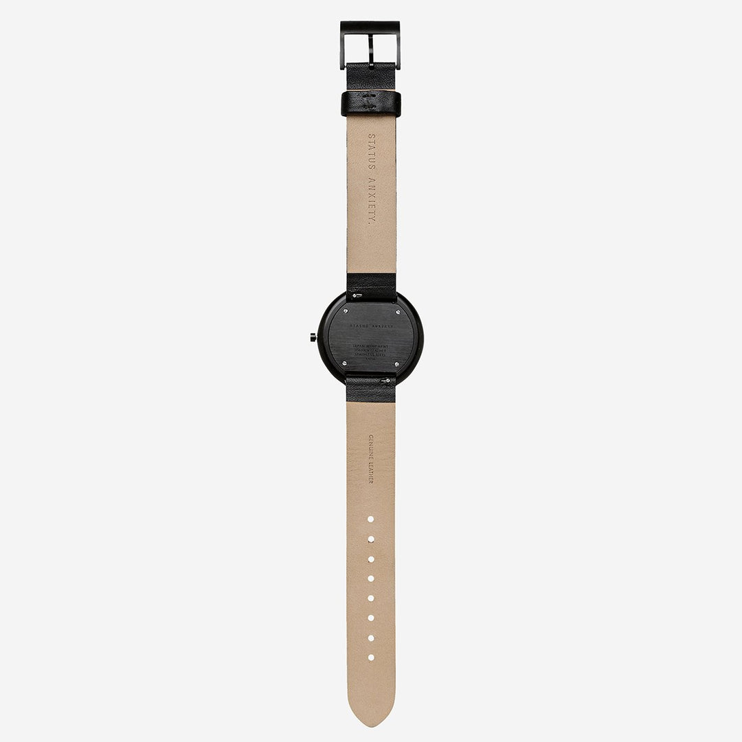 Repeat After Me Watch - Matte Black/Black Face/Black Strap