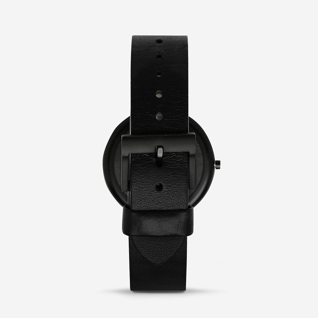 Repeat After Me Watch - Matte Black/Black Face/Black Strap