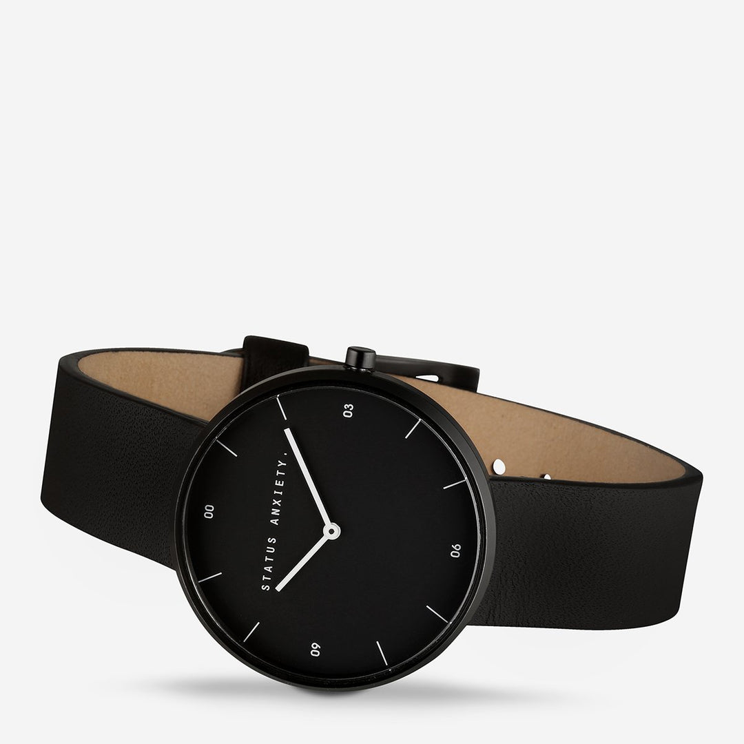 Repeat After Me Watch - Matte Black/Black Face/Black Strap