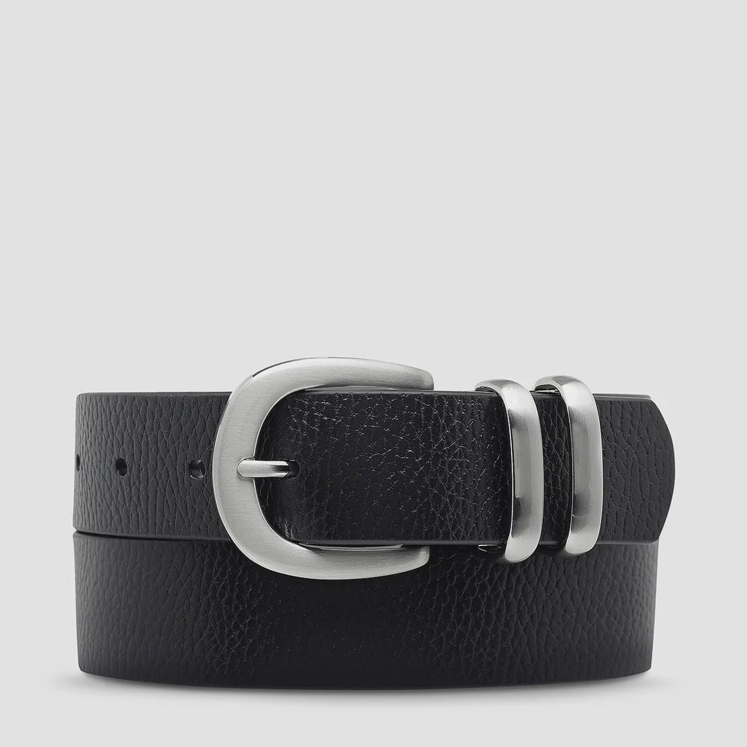 Status Anxiety Let It Be Belt - Black/Silver