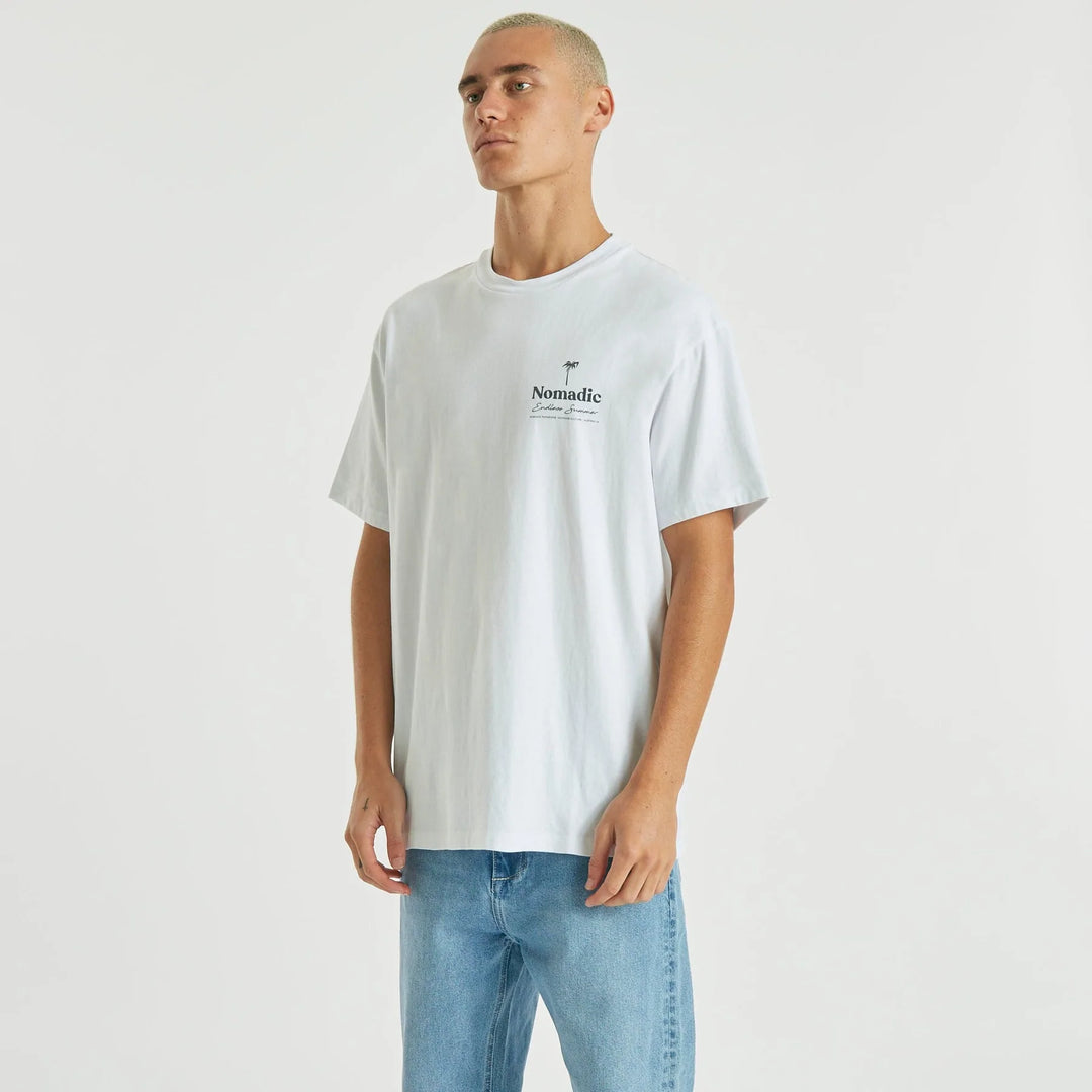 Sunset Strip Relaxed Tee- White