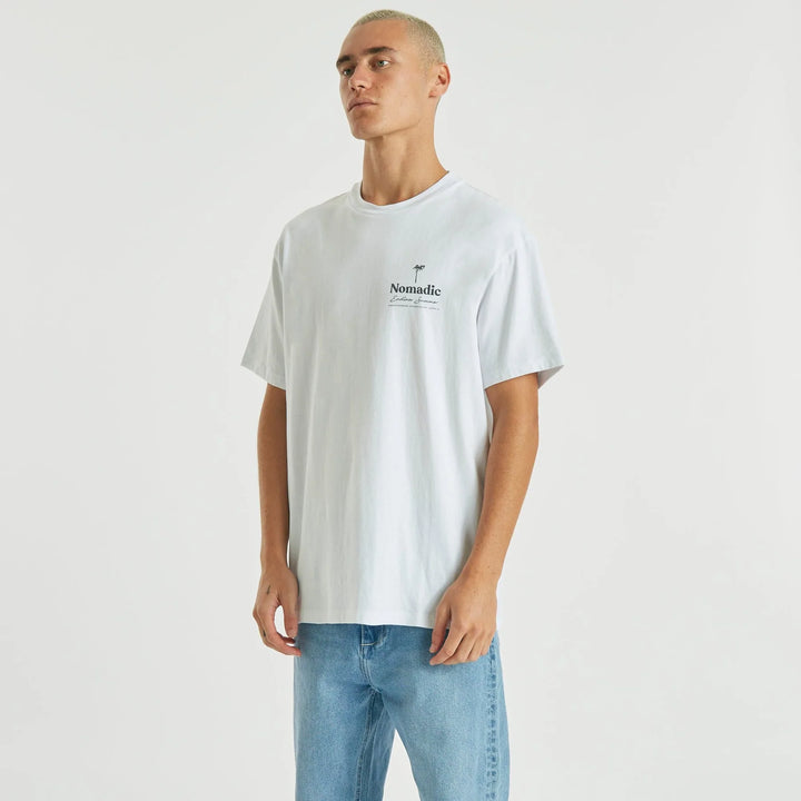Sunset Strip Relaxed Tee- White