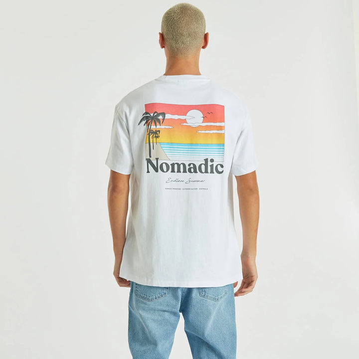 Sunset Strip Relaxed Tee- White