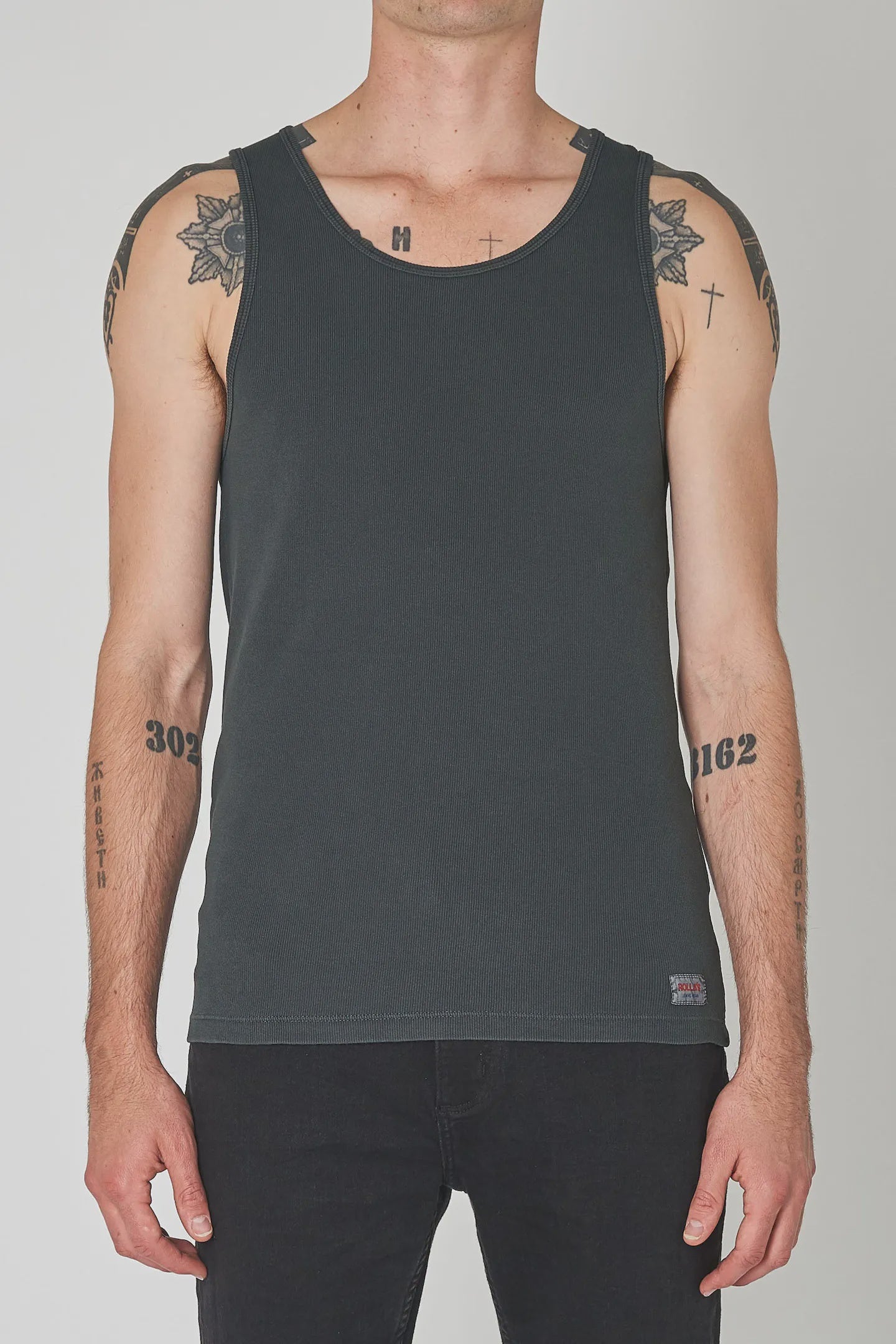 Trade Rib Tank - Sulphur Black – Birdie Blue