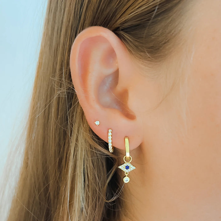 Phoebe Huge Earrings- Stone