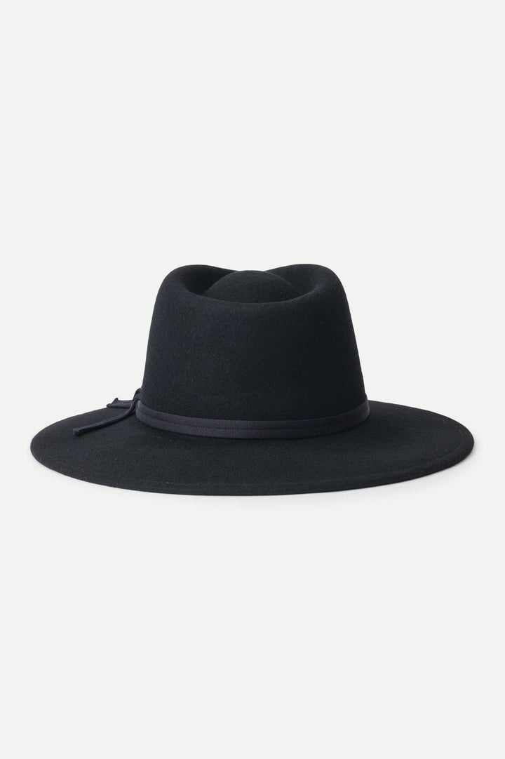 Joanna Felt Packable Hat - Black