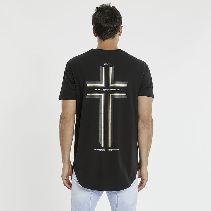 Kiss Chacey Zomp Dual Curved Tee - Jet Black